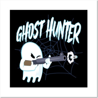 Ghost Hunter Funny Design Posters and Art